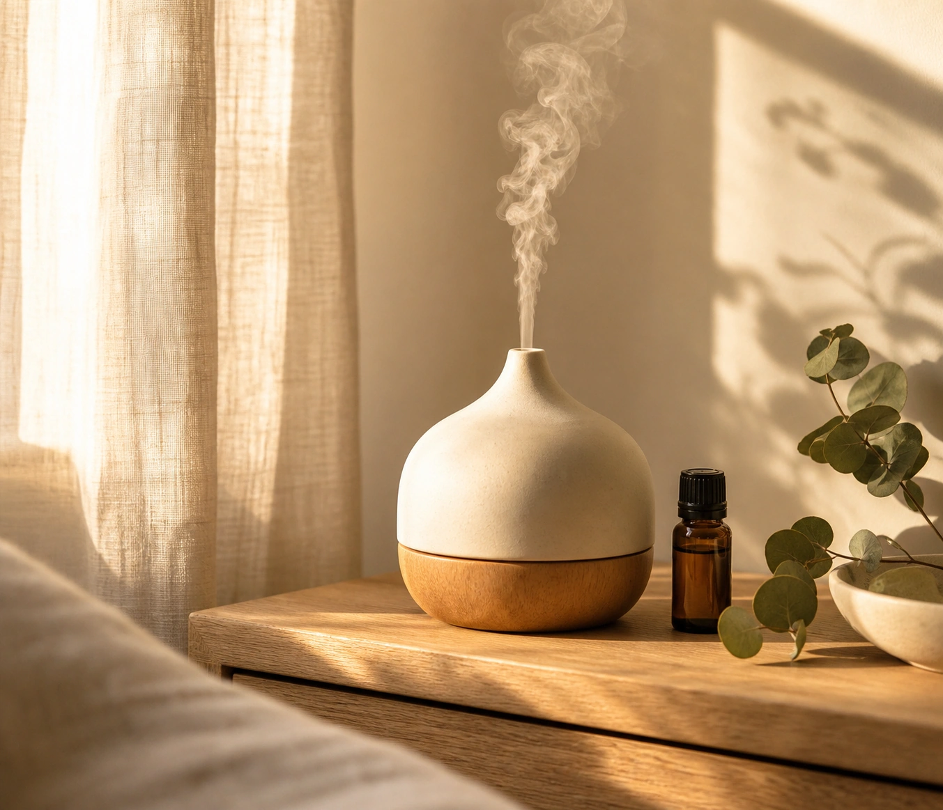 Aromatherapy diffuser and essential oil